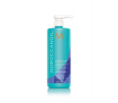 Тонирующий шампунь с фиолетовым пигментом для светлых волос Moroccanoil Blonde Perfecting Purple Shampoo 214383