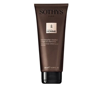 Ревитализирующий гель-шампунь для волос и тела Sothys Homme Hair and Body Revitalizing Gel Clean